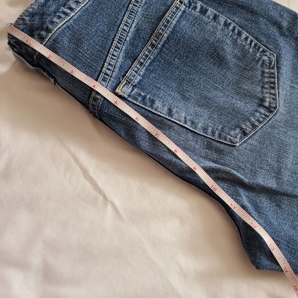 ❤️VGUC Tommy Hilfiger Medium Blue Wash y2k Slit Ankle Straight Leg Denim Jeans 8 - Picture 7 of 15